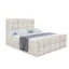 ALTDECOR Boxspringbett APO - Z in Creme, Liegefläche 120x200 cm – Bonellfederkern