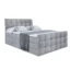 ALTDECOR Boxspringbett BRUGO - Z KING in Grau, Liegefläche 120x200 cm – Bonellfederkern