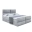 ALTDECOR Boxspringbett ERNINA - Z in Grau, Liegefläche 120x200 cm – Bonellfederkern