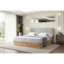 ALTDECOR Boxspringbett ERNINA - Z in Hellgrau, Liegefläche 120x200 cm – Bonellfederkern