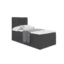 ALTDECOR Boxspringbett MARCE in Dunkelgrau, Liegefläche 90x200 cm – Bonellfederkern
