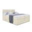 ALTDECOR Boxspringbett MIAMI KING in Beige, Liegefläche 120x200 cm – Bonellfederkern