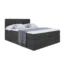 ALTDECOR Boxspringbett MIAMI KING in Schwarz, Liegefläche 160x200 cm – Bonellfederkern