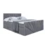 ALTDECOR Boxspringbett MILTIO - Z KING in Dunkelgrau, Liegefläche 120x200 cm – Bonellfederkern