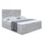 ALTDECOR Boxspringbett NOEL in Hellgrau, Liegefläche 140x200 cm – Bonellfederkern