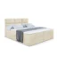 ALTDECOR Boxspringbett OHIO in Beige, Liegefläche 120x200 cm – Bonellfederkern