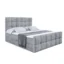ALTDECOR Boxspringbett RICAR - Z in Grau, Liegefläche 120x200 cm – Bonellfederkern