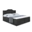 ALTDECOR Boxspringbett VILA - 1 in Schwarz, Liegefläche 120x200 cm – Bonellfederkern