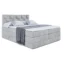ALTDECOR Boxspringbett ZAFIRA - BZ KING in Hellgrau, Liegefläche 120x200 cm – Bonellfederkern