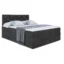 ALTDECOR Boxspringbett ZAFIRA - BZ KING in Schwarz, Liegefläche 120x200 cm – Bonellfederkern