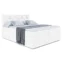 ALTDECOR Boxspringbett ZAFIRA - BZ KING in Weiß Hochglanz, Liegefläche 120x200 cm – Bonellfederkern