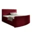 AN - Moebel 4u Boxspringbett CLEO in Rot, Liegefläche 120x200 cm – mit Bettkasten, Bonellfederkern