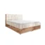 AN - Moebel 4u Boxspringbett TESSA in Beige, Liegefläche 120x200 cm – mit Bettkasten
