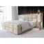 AX Living Boxspringbett ALEYNA in Beige, Liegefläche 140x200 cm – mit Bettkasten, Bonellfederkern