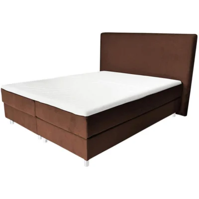 Best For Home Boxspringbett AMELIA in Braun, Liegefläche 140x200 cm