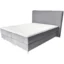 Best For Home Boxspringbett AMELIA in Grau, Liegefläche 140x200 cm