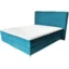 Best For Home Boxspringbett AMELIA in Hellblau, Liegefläche 140x200 cm