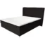 Best For Home Boxspringbett AMELIA in Schwarz, Liegefläche 140x200 cm