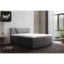 Best For Home Boxspringbett JUBILEE in Dunkelgrau, Liegefläche 140x200 cm – mit Bettkasten, Topperhöhe 7 cm