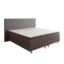 Best For Home Boxspringbett RIO in Braun, Liegefläche 140x200 cm – Bonellfederkern, Topperhöhe 7 cm