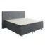 Best For Home Boxspringbett RIO in Grau, Liegefläche 140x200 cm – Bonellfederkern, Topperhöhe 7 cm