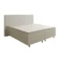 Best For Home Boxspringbett RIO in Beige, Liegefläche 180x200 cm – Bonellfederkern, Topperhöhe 7 cm