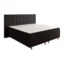 Best For Home Boxspringbett RIO in Schwarz, Liegefläche 200x200 cm – Bonellfederkern, Topperhöhe 7 cm