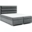 Best For Home Boxspringbett TRINITY K1 in Graphit, Liegefläche 140x200 cm – mit Bettkasten