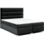 Best For Home Boxspringbett TRINITY K1 in Schwarz, Liegefläche 140x200 cm – mit Bettkasten