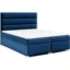 Best For Home Boxspringbett TRINITY K1 in Blau, Liegefläche 180x200 cm – mit Bettkasten