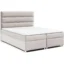 Best For Home Boxspringbett TRINITY K1 in Creme, Liegefläche 180x200 cm – mit Bettkasten