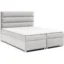 Best For Home Boxspringbett TRINITY K1 in Silber, Liegefläche 200x200 cm – mit Bettkasten
