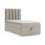 Best For Home Boxspringbett TRINITY K10 - SINGLE in Beige, Liegefläche 70x200 cm – mit Bettkasten