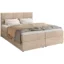 Bromarkt Boxspringbett BOSTON in Beige, Liegefläche 140x200 cm