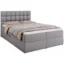 Bromarkt Boxspringbett DAKOTA in Grau, Liegefläche 140x200 cm – Bonellfederkern