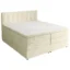 Chameo Boxspringbett CHAMEO in Beige, Liegefläche 140x200 cm – mit Bettkasten, Taschenfederkern