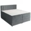 Chameo Boxspringbett CHAMEO in Grau, Liegefläche 140x200 cm – mit Bettkasten, Taschenfederkern