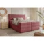Chameo Boxspringbett CHAMEO in Rosa, Liegefläche 140x200 cm – mit Bettkasten, Taschenfederkern