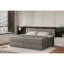 Chameo Boxspringbett CHAMEO in Taupe, Liegefläche 220x200 cm – mit Bettkasten, Taschenfederkern