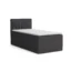 Deine Möbel 24 Boxspringbett DON in Anthrazit, Liegefläche 90x200 cm – mit Bettkasten, Taschenfederkern