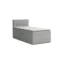 Deine Möbel 24 Boxspringbett JUNG 3 in Hellgrau, Liegefläche 90x200 cm – mit Bettkasten, Taschenfederkern