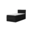 Deine Möbel 24 Boxspringbett JUNG 3 in Schwarz, Liegefläche 90x200 cm – mit Bettkasten, Taschenfederkern