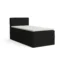 Deine Möbel 24 Boxspringbett JUNG LUX in Schwarz, Liegefläche 90x200 cm – mit Bettkasten, Taschenfederkern