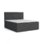 Deine Möbel 24 Boxspringbett LOFT III in Anthrazit, Liegefläche 160x200 cm – mit Bettkasten