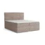 Deine Möbel 24 Boxspringbett LOFT III in Beige, Liegefläche 160x200 cm – mit Bettkasten