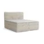 Deine Möbel 24 Boxspringbett LOFT III in Creme, Liegefläche 160x200 cm – mit Bettkasten