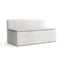 Deine Möbel 24 Boxspringbett PAOLO in Weiß, Liegefläche 90x200 cm – mit Bettkasten, Bonellfederkern
