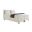 Deine Möbel 24 Boxspringbett TEXAS in Creme, Liegefläche 140x200 cm – mit Bettkasten, Taschenfederkern