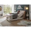 Esposa Boxspringbett BOXSPRINGBETT in Creme, Liegefläche 120x200 cm – mit Bettkasten, Tonnentaschenfederkern
