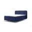 Fun Möbel Boxspringbett ALIZE in Blau, Liegefläche 120x200 cm – mit Bettkasten, Bonellfederkern